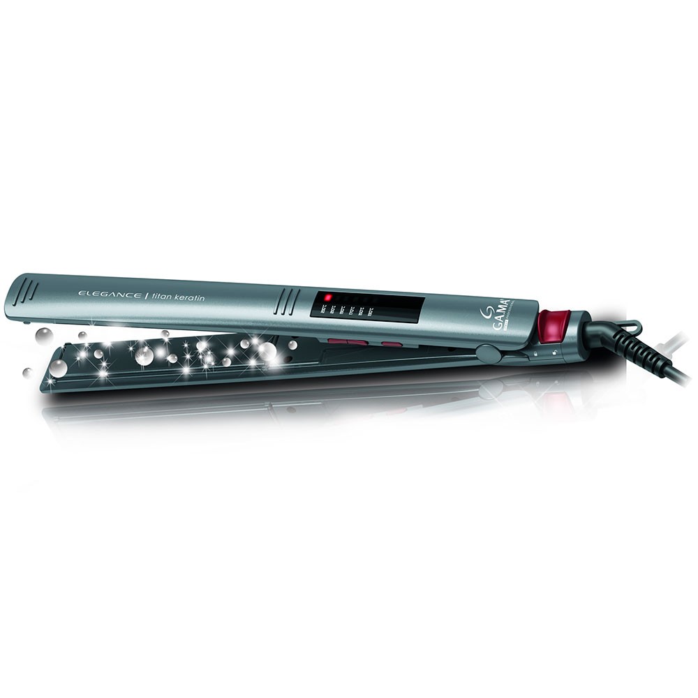 Щипцы - выпрямитель для волос GA.MA ELEGANCE LED TITAN KERATIN - купить  недорого в Москве с доставкой | Gama