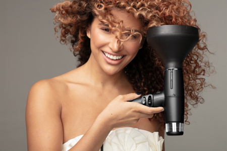 Электрофен для волос GA.MA IQ LITE MAX (черный)