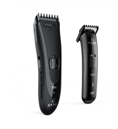 Комплект: Машинка + триммер для стрижки волос GA.MA  T742 + T827