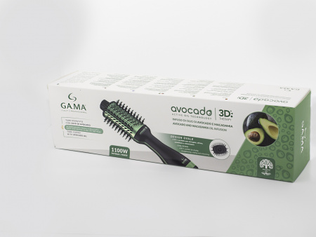 Фен-щетка для волос GA.MA AVOCADO POWER 3D - MY