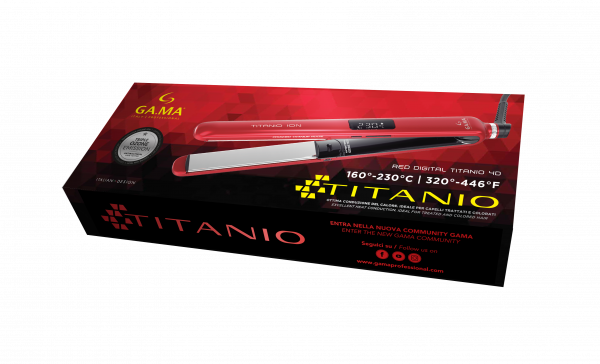Щипцы - выпрямитель для волос GA.MA CP14 TITANIO DIGITAL (Уценка)