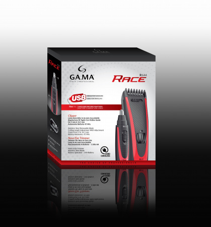 Комплект для стрижки волос GA.MA Машинка R642 - HF + Триммер R612 - HF