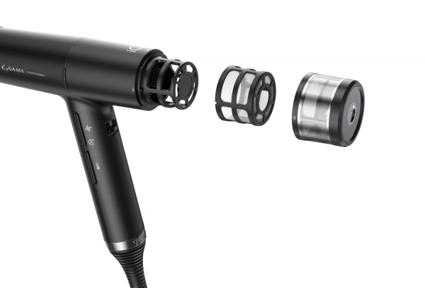 Электрофен для волос GA.MA IQ1 PERFETTO (черный) (Обновленная модель)
