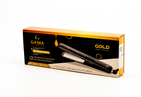 Щипцы - выпрямитель для волос GA.MA CP14 LED DUAL PLATE GOLD - SY