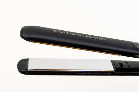 Щипцы - выпрямитель для волос GA.MA CP14 LED DUAL PLATE GOLD - SY