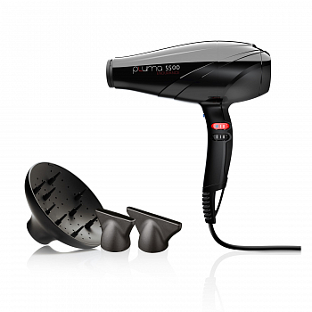 Фен GA.MA PLUMA II 5500 Черный